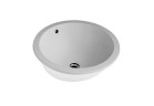 Umývadlo Villeroy & Boch Loop&Friends, Biela Alpin, na dosku, priemer 45 cm, z prepadom