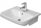  Polozápustné umývadlo, Duravit DuraStyle, 55x45,5 cm, 1-otvorová, Biela Alpin