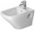 Závesný bidet, Duravit DuraStyle, 370x540 mm, 1-otvorový, Biela Alpin