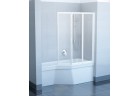 Vaňová zástena Ravak VS3 130 Satén + Transparent