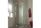 Lietacie dvere Kermi Filia XP 1-Krídlové s pevným poľom, otwierane w lewo, szer. 75 cm, wys. 200 cm, saténové profily, sklo číre KermiClean 