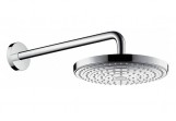 Horná sprcha/ Horná sprcha Hansgrohe Raindance Select S 300 2 jet so so sprchovým ramiehovacím ramenom 390 mm, DN 15, priemer 301 mm, chróm