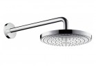 Horná sprcha/ Horná sprcha Hansgrohe Raindance Select S 300 2 jet so so sprchovým ramiehovacím ramenom 390 mm, DN 15, priemer 301 mm, biela/chróm