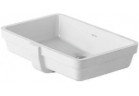 Umývadlo Duravit Vero pod dosku, bez otvoru pre batériu, z prepadom, 48,5x31,5 cm, biela WonderGliss