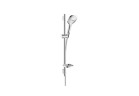 Sprchový set Hansgrohe Raindance Select E 120 3 jet / Unica'S Puro 0,65 m, EcoSmart 9 l/min, EcoSmart 9 l/min, biela/chróm