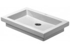 Umývadlo Duravit 2nd Floor na dosku 58x42 cm S povrchom WonderGliss.