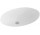 Umývadlo Villeroy & Boch Evana Weiss Alpin Ceramicplus pod dosku 62x42 cm, bez miesta na armatúru, z prepadom