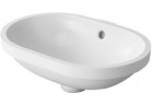 Umývadlo pod dosku, Duravit Foster, 43x28 cm, Biela Alpin WonderGliss