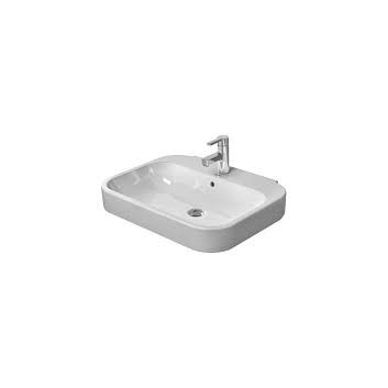 Umywalka Duravit Happy D. wisząca 650 mm, 1 -otworowa, Biały Alpin- sanitbuy.pl