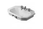 Umývadlo Duravit 1930 Series na dosku 58x47 cm s 1 otvorom pre batériu