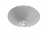 Umywalka Villeroy & Boch Loop&Friends, Biały Alpin Ceramicplus, podblatowa, średnica 330 mm, z przelewem- sanitbuy.pl