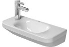 Umývadlo Duravit DuraStyle, malá, 50x22 cm, otvor na batériu z pravé strony, Biela Alpin WonderGliss