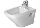 Závesný bidet, Duravit DuraStyle, 370x540 mm, 1-otvorový, Biela Alpin WonderGliss