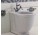 Bidet Artceram Hermitage na postavení 36x55 cm, biely, HEB00101;00