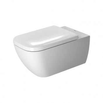 Miska toaletowa wisząca Rimless, Duravit Happy D.2, 365x620, Biały Alpin WonderGliss- sanitbuy.pl