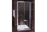 Drzwi prysznicowe BLDP2-110 Ravak Blix przesuwne dwuelementowe, biały + grape- sanitbuy.pl