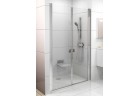 Dverí sprchové dwuelementowe CSDL2 90 Ravak Chrome, satén + transparent