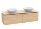 Skrinka podumývadlová Villeroy&Boch Legato, 1400x380x500 mm, Biely Matnéný, miejsce pod dve Umywalki