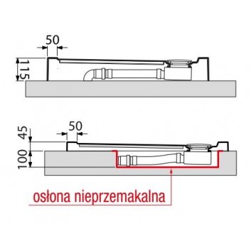 Sprchová vanička Novellini Olympic s integrovaným panelom 180x75 cm - nízky- sanitbuy.pl