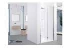Dverí sprchové do niky Novellini Young 2.0 1BS skladacie, zakres regulacji 77-81 cm, profil chróm, sklo číre, pravé