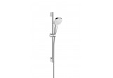 Sprchový set Hansgrohe Croma Select E 1jet 90 cm, veľkosť sprchovej hlavici 11 cm, biela/chróm