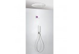 Sprchový set s termostatom, elektroniczny Tres Exclusive, Horná sprcha stropná okrúhla