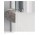 Sprchový kút Sanswiss PUR pue2p wejście Narożne 90x90 cm, časť pravé, profil chróm, sklo z pasem satynowym (z profilem przyściennym)