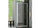 Štvorcový sprchovací kút 90 cm z rozsuwanymi drzwiami Ronal Pur Light S, lesklá- sanitbuy.pl