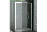 Dverí SanSwiss TOP-Line krídlové s pevnou stenou w linii 140cm- sanitbuy.pl