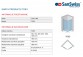 Štvorcový sprchovací kút 90 cm z rozsuwanymi drzwiami Ronal Pur Light S, lesklá- sanitbuy.pl