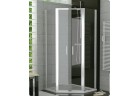 Sprchový kút päťuholníkový SanSwiss TOP- LINE TOP52 80x80 cm, s dverami otwieranymi, lesklá, sklo číre