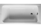 Vaňa Duravit D-Code obdĺžniková 150x75 cm vstavaná, odtok przy stopach, biela