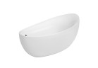 Vaňa Villeroy & Boch Aveo New Generation 1900x950 mm Oválna voľne na postavení bez rantu z systemem prepadovo-odtokový, Quaryl, UBQ194AVE9W1V