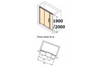 Dverí do niky Huppe Design Pure 100 cm, výška190 cm, s pevným segmentom i bočnou časťou, chróm, číre z Anti Plaque