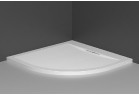 Sprchová vanička z konglomerátu Radaway Giaros A 90x90 cm, półokragły