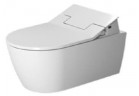 Misa Duravit rimless lievikový do dosky SensoWash, Závěsná, bez splachovacieho kruhu, 37x57 cm biela 