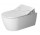 Misa Duravit rimless lievikový do dosky SensoWash, Závěsná, bez splachovacieho kruhu, 37x57 cm biela 