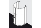 Sprchový kút Kermi Pasa xp štvrťkruhový, prístenná, šírka 108 cm, wys. 200 cm, Lietacie dvere