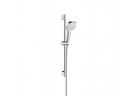 Sprchový set Hansgrohe Croma Select E Multi 0,65 m, veľkosť główki 110 mm, EcoSmart 9 l/min, biela/chróm