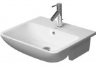 Polozápustné umývadlo Duravit ME by Starck 55x45,5 cm s jedným ventilom na baterię 