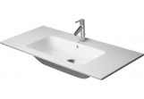 Umývadlo Duravit ME by Starck 103x49 cm s jedným ventilom na baterię S povrchom WonderGliss