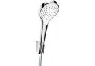 Sluchátko Hansgrohe Croma Select S s pákou Porter S 1,25 m, veľkosť sprchovej hlavici 110 mm, biela/chróm