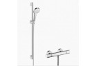 Sprchový set Hansgrohe Croma Select S Vario Combi Set 0,65 m, biela/chróm