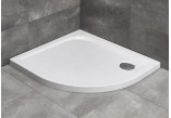 Štvrťkruhová vanička Dolphi Radaway Delos A 90x90 cm - sanitbuy.pl