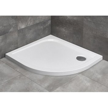 Štvrťkruhová vanička Dolphi Radaway Delos A 90x90 cm - sanitbuy.pl