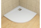 Akrylátátová sprchová vanička Radaway Argos A 90x90 cm štvrťkruhový