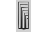 Radiátor Terma Angus Vertical 114x36 cm - biela/ barva