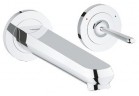 Umyvadlová batéria Grohe Eurodisc Joy na stěnu, dł. 226 mm, chróm, 2-otvorová