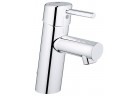 Umyvadlová batéria Grohe Concetto na postavení, wys. 185 mm, chróm, Jednootvorové, z opuszczanym łańcuszkiem