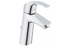 Umyvadlová batéria Grohe Eurosmart na postavení, wys. 206 mm, chróm, Jednootvorové, z opuszczanym łańcuszkiem